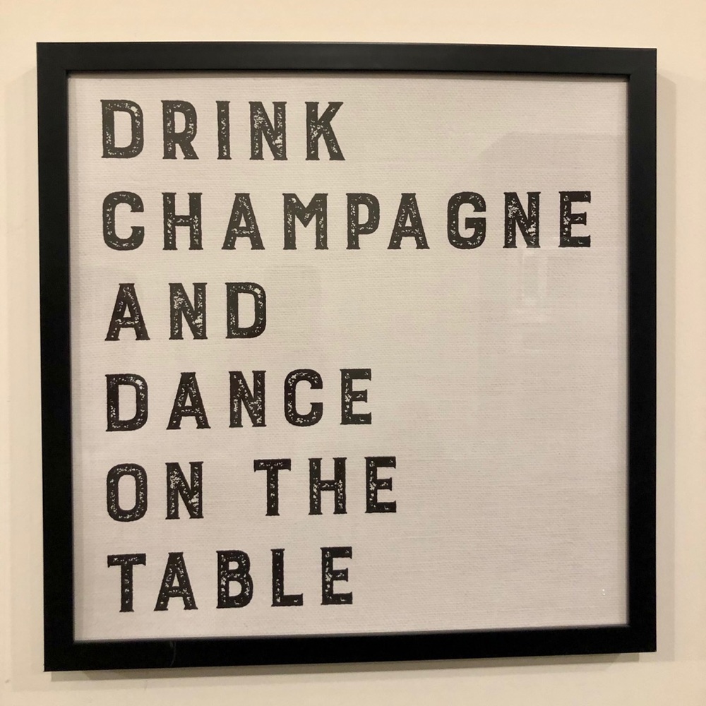 Drink champagne and dance on the table picture